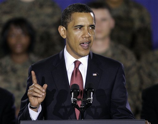 奥巴马宣布明年8月前从伊拉克撤出10万军人